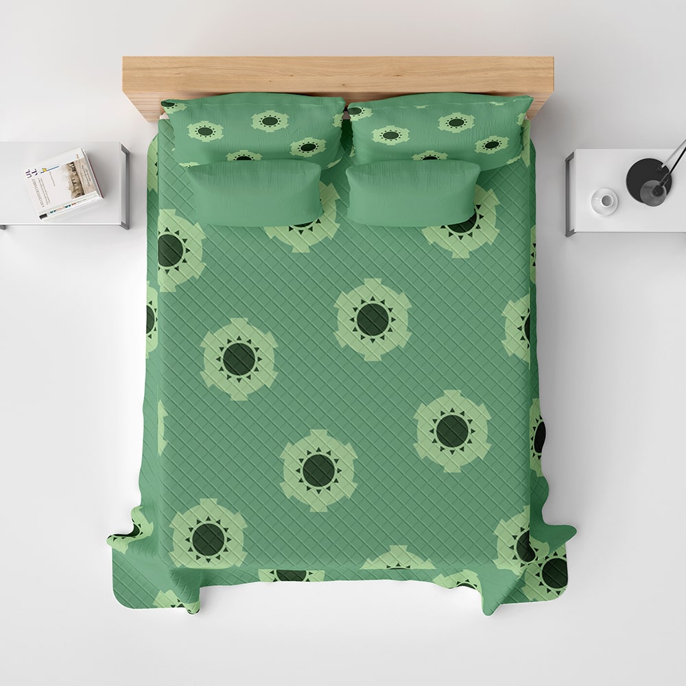 Zoro Wano Arc OP Pattern Bedspread Quilt Set