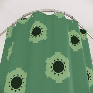Zoro Wano kuni OP Pattern Shower Curtains