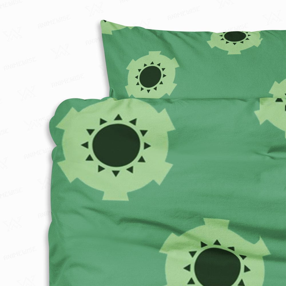 Zoro Wano OP Pattern Comforter Set Bedding