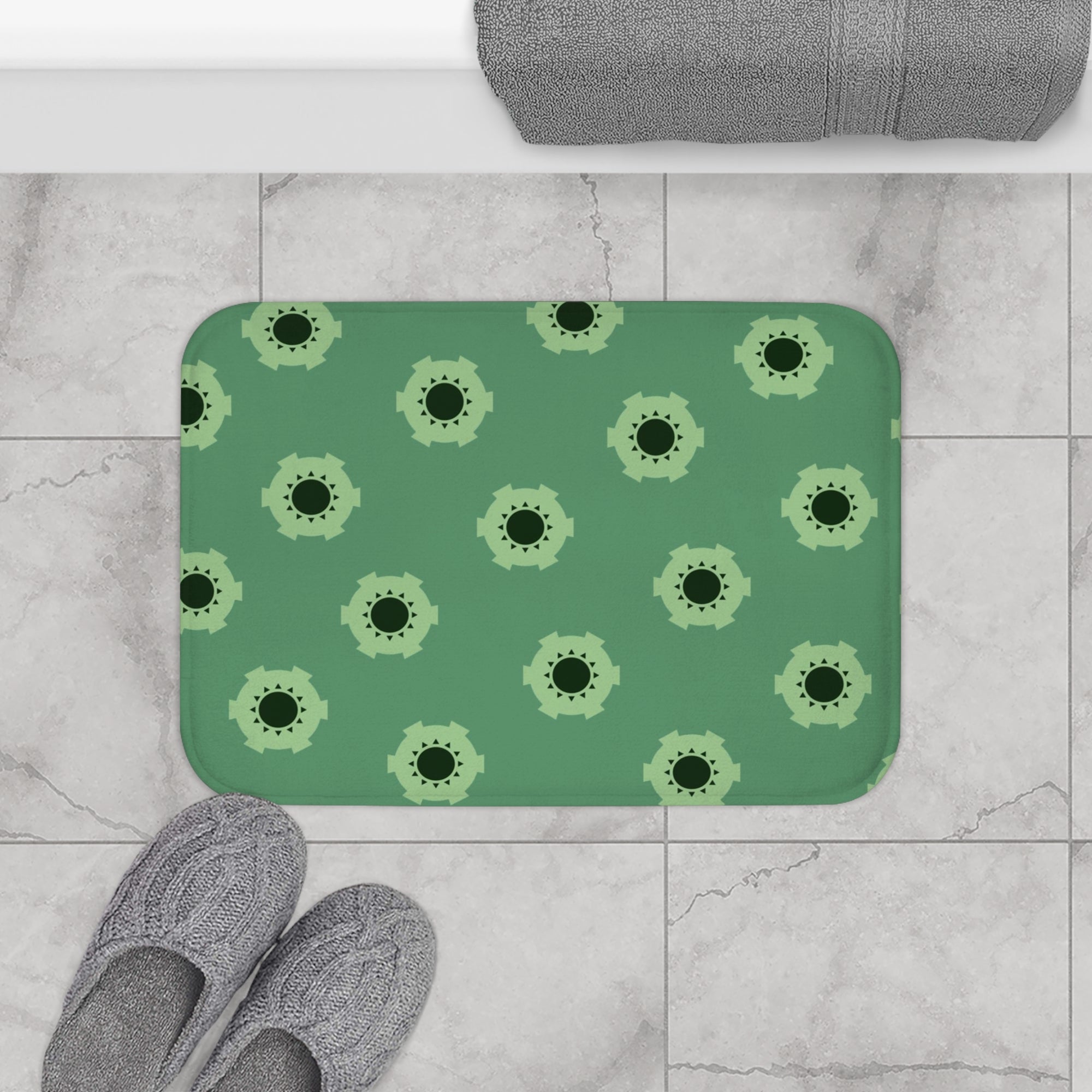 Zoro Wano OP Pattern Bath Mats