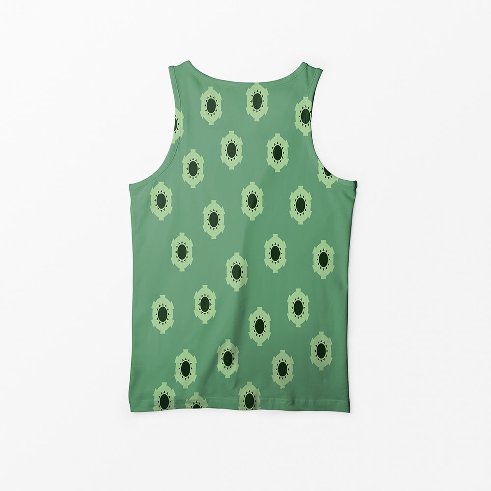 Zoro Wano OP Pattern Tank Top