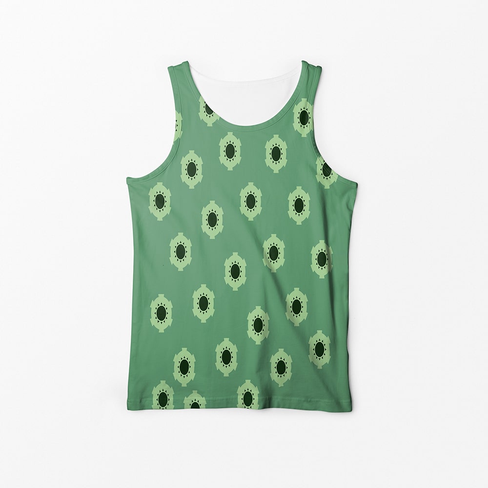 Zoro Wano OP Pattern Tank Top