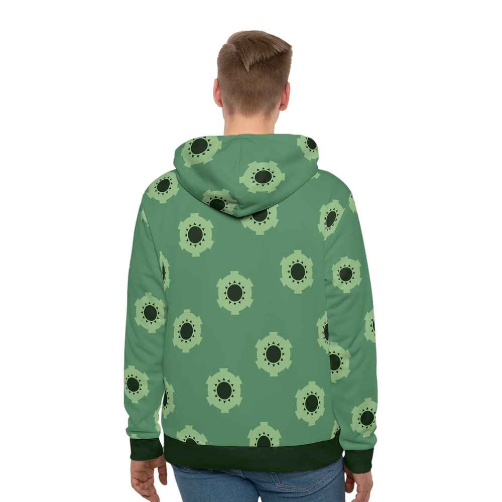 Zoro Wano OP Pattern Pullover Hoodie