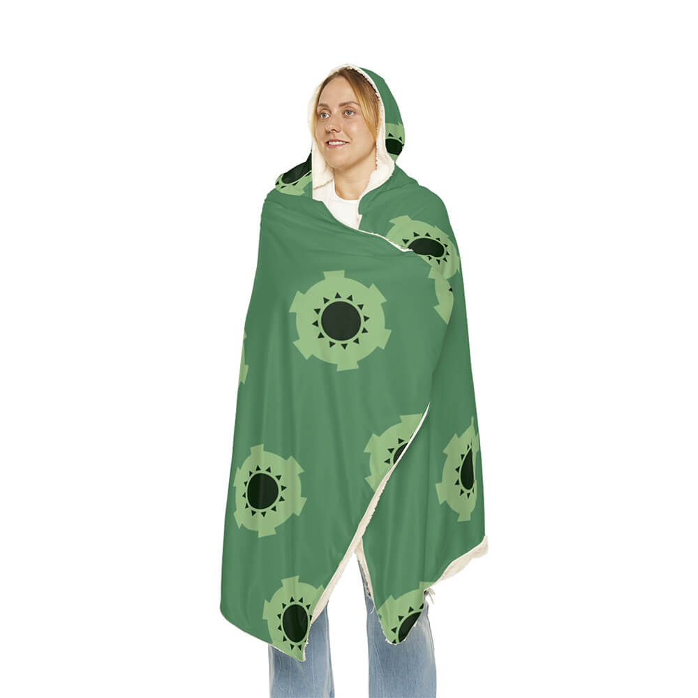 Zoro Wano OP Pattern Snuggle Blanket