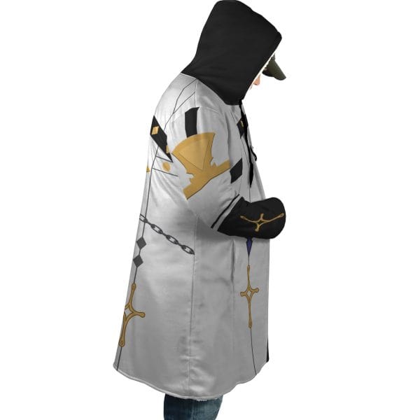 Albedo Genshin Impact Hooded Cloak Coat