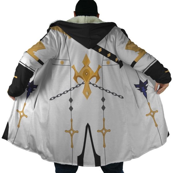 Albedo Genshin Impact Hooded Cloak Coat