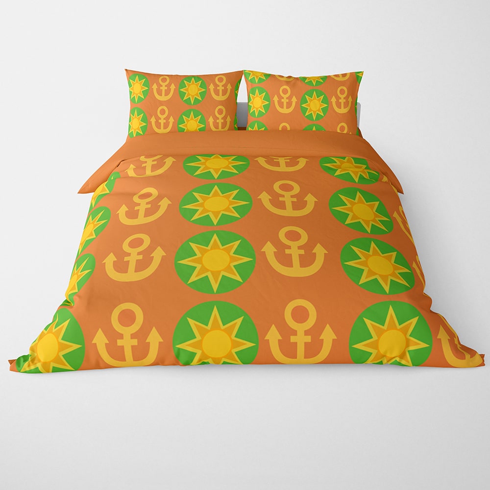 Jotsuke Emblems Pattern Duvet Cover Set Bedding