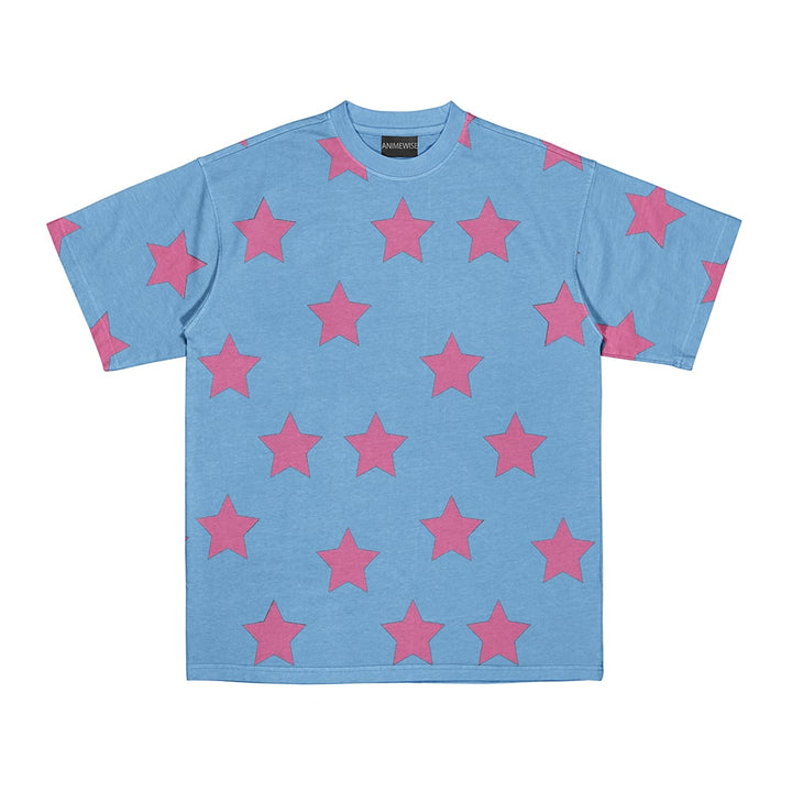 Johnny Joe Kid Star Pattern T-Shirt