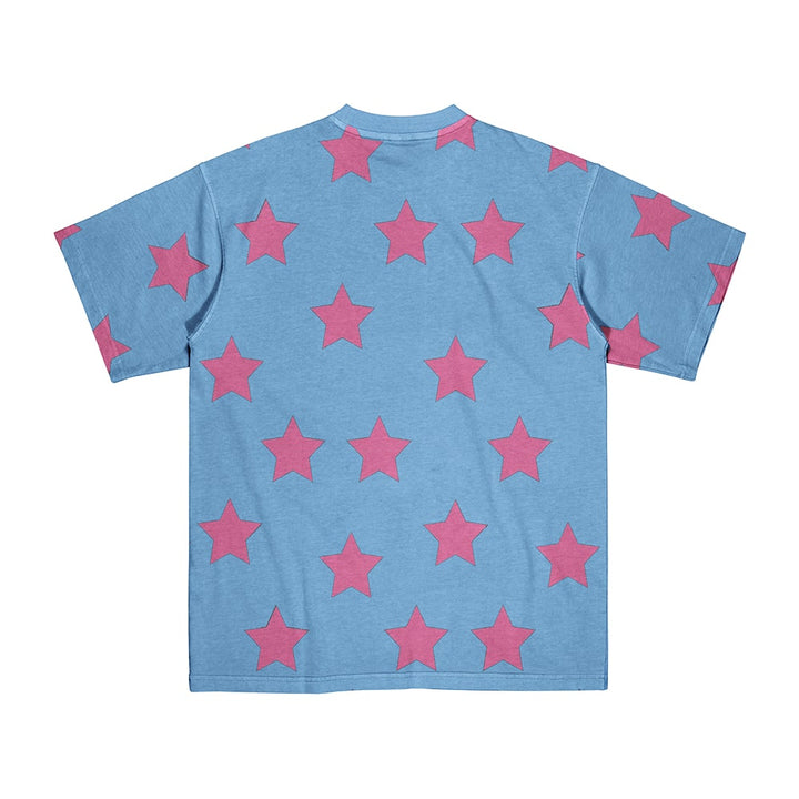 Johnny Joe Kid Star Pattern T-Shirt