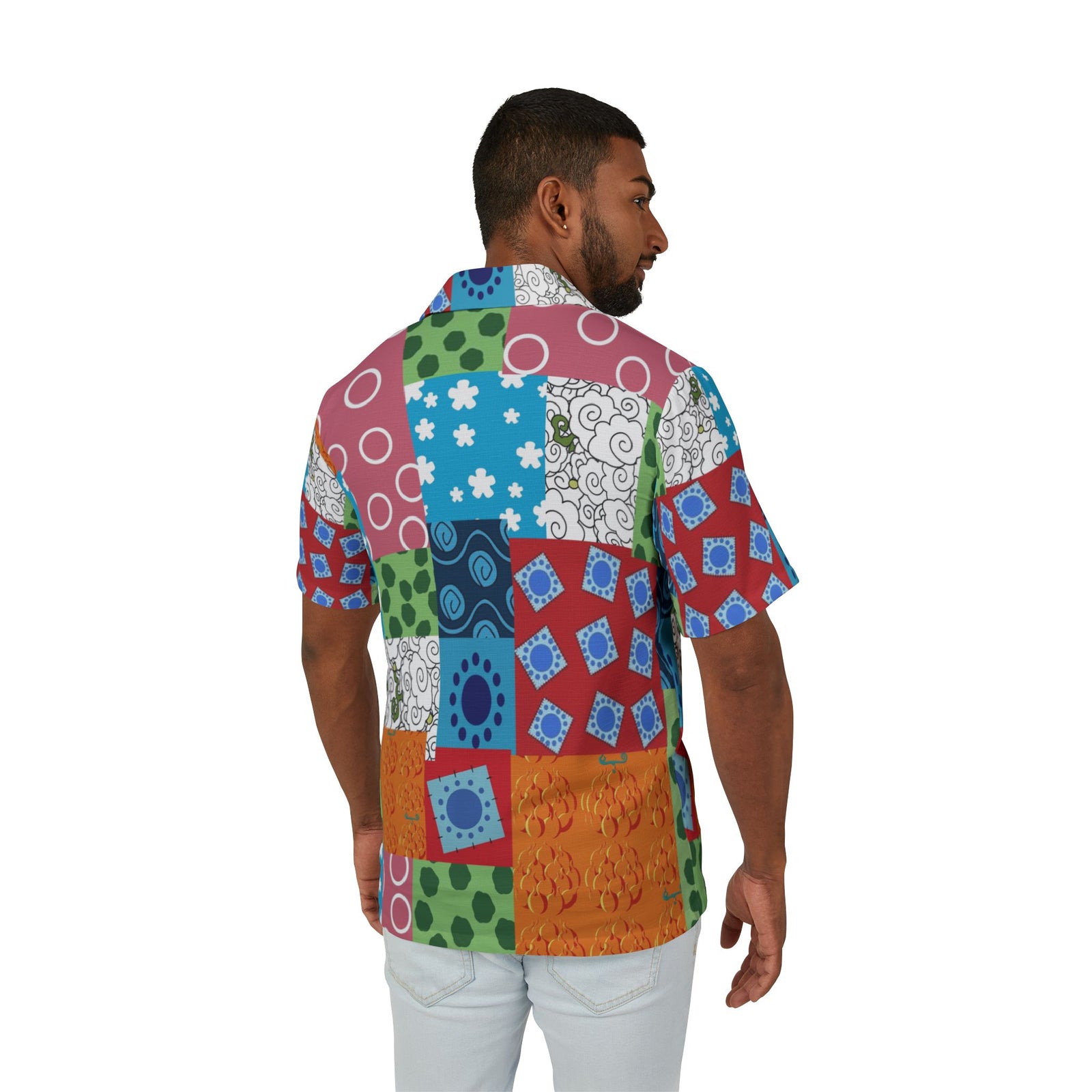 OP Wano pattern Hawaiian shirt