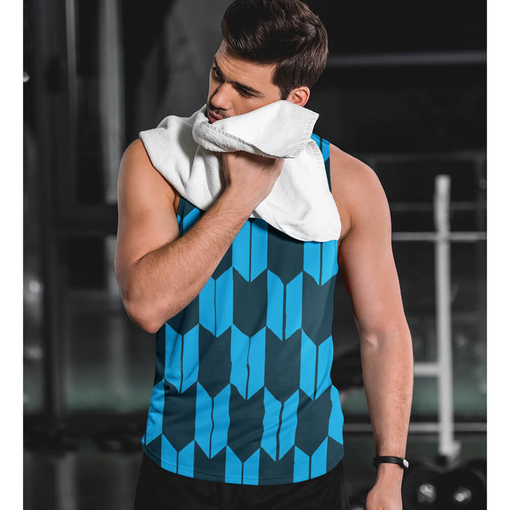 Trapezoid Tessellation  Pattern Tank Top