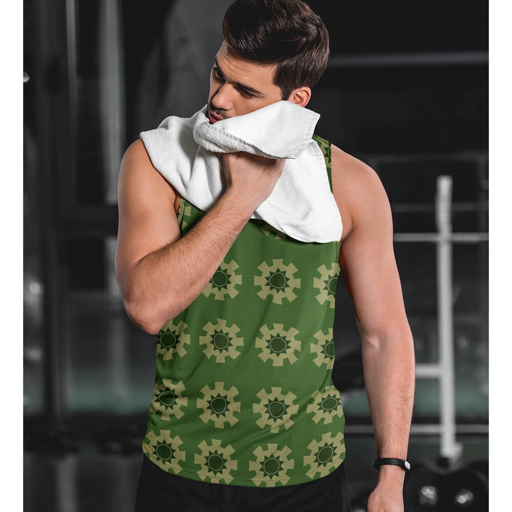 Zoro Kimono OP Pattern Tank Top