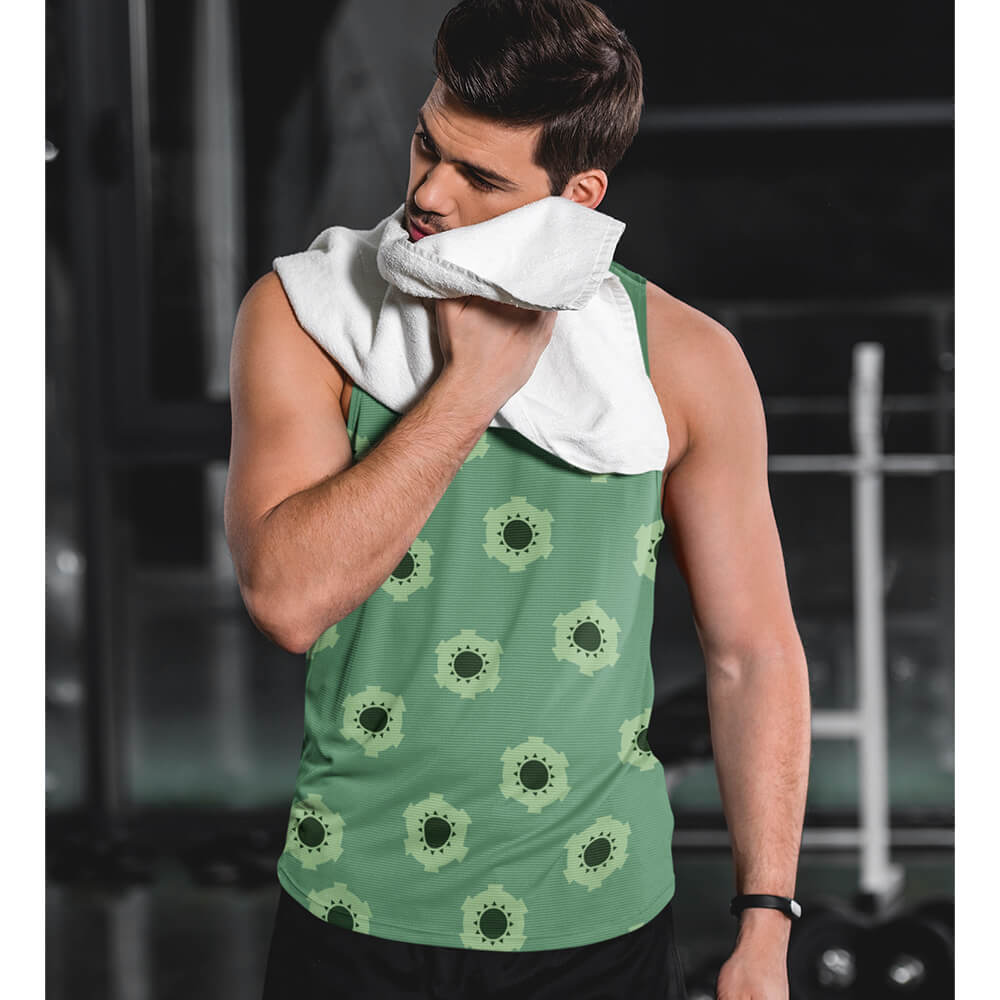 Zoro Wano OP Pattern Tank Top