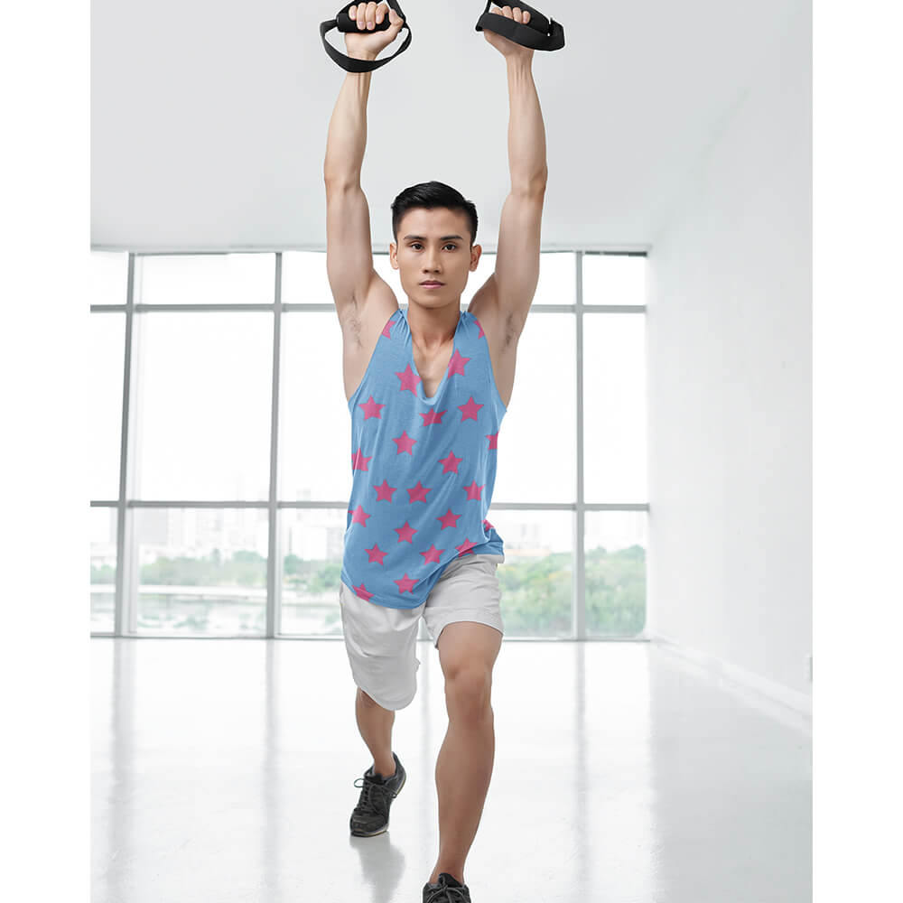 Johnny Joe Kid Star Pattern Tank Top