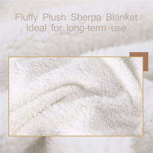 Personalized Custom Sherpa Throw Blanket