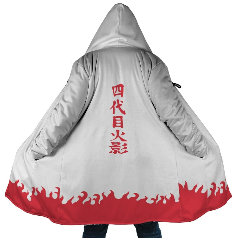 Fourth Shinobi Chief Minato Hooded Fleece Coat