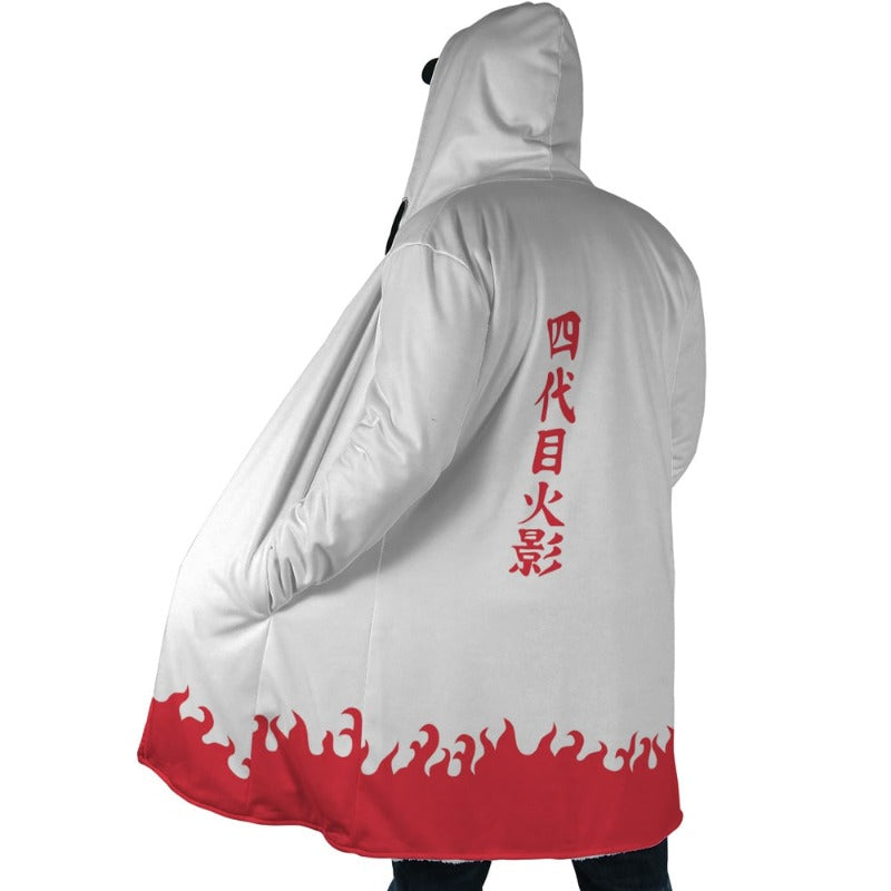Fourth Shinobi Chief Minato Hooded Fleece Coat