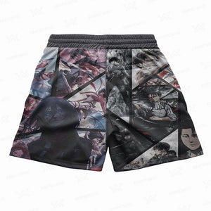 Ackerman's All Over Brushed Mesh shorts