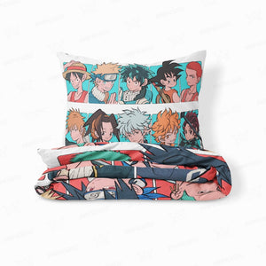 All Anime Legends Crossover Anime Duvet Cover set Bedding