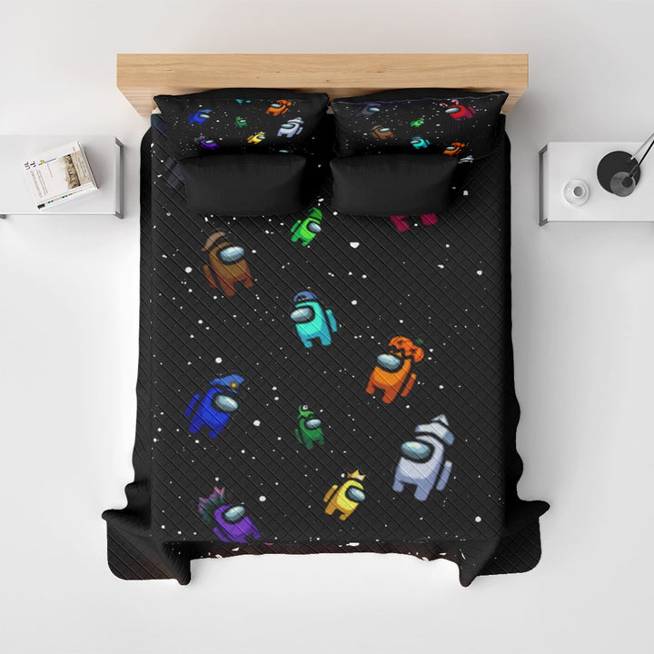 Among Us Gaming Bedspread Quilt Set