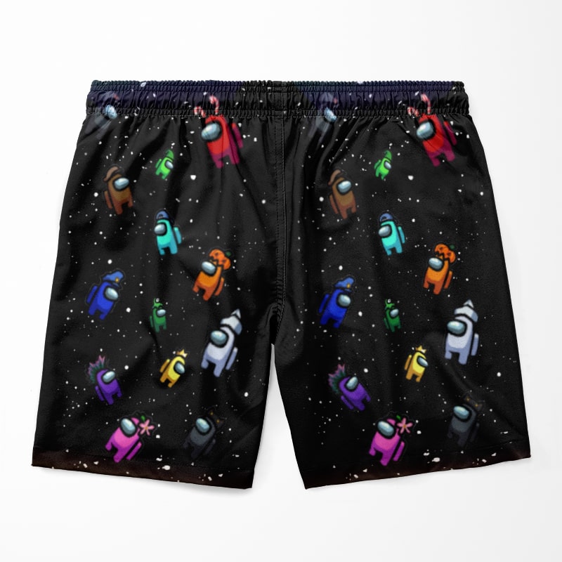 Among Us Space Ship Blend Shorts