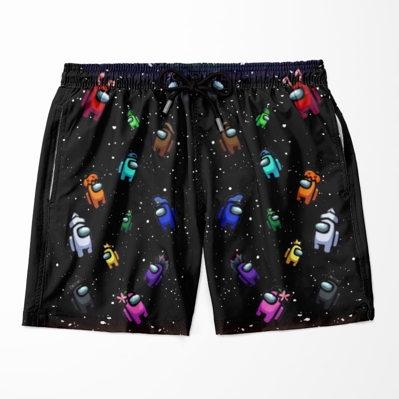 Gaming Spaceship Blend Board Shorts