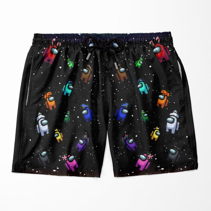 Among Us Space Ship Blend Shorts