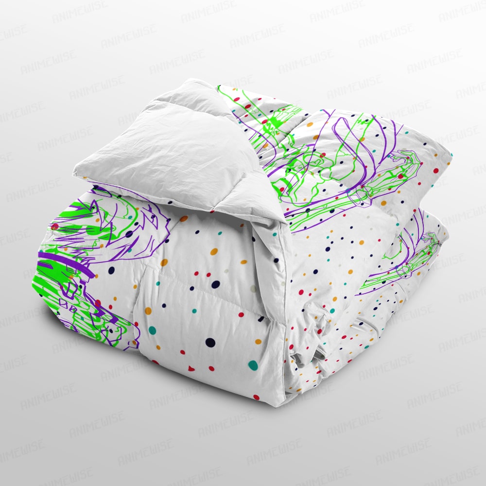 Ayanami Rei Skeliton Brushed Glow Neon Genesis Comforter Set