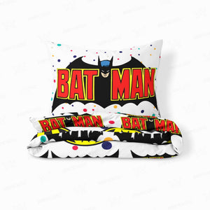 Batman Emblems All Over Brushed Comforter Set