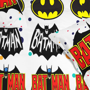 Batman Emblems All Over Brushed Comforter Set