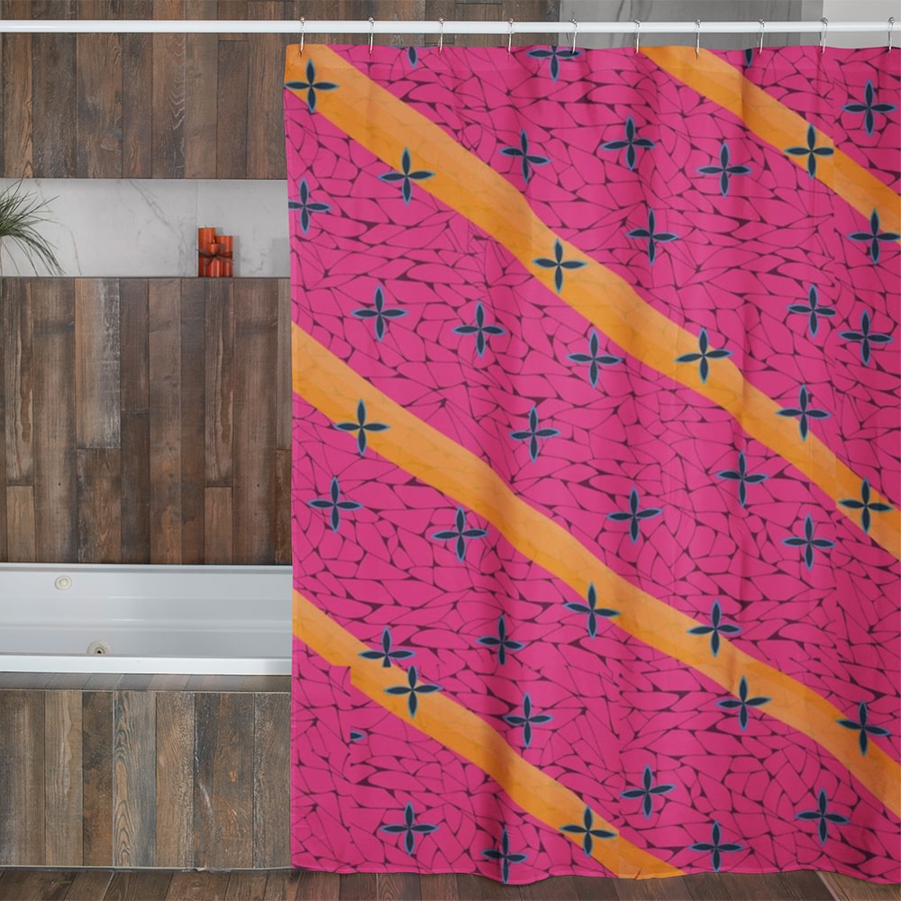 Blood Demon Art Pattern Shower Curtains