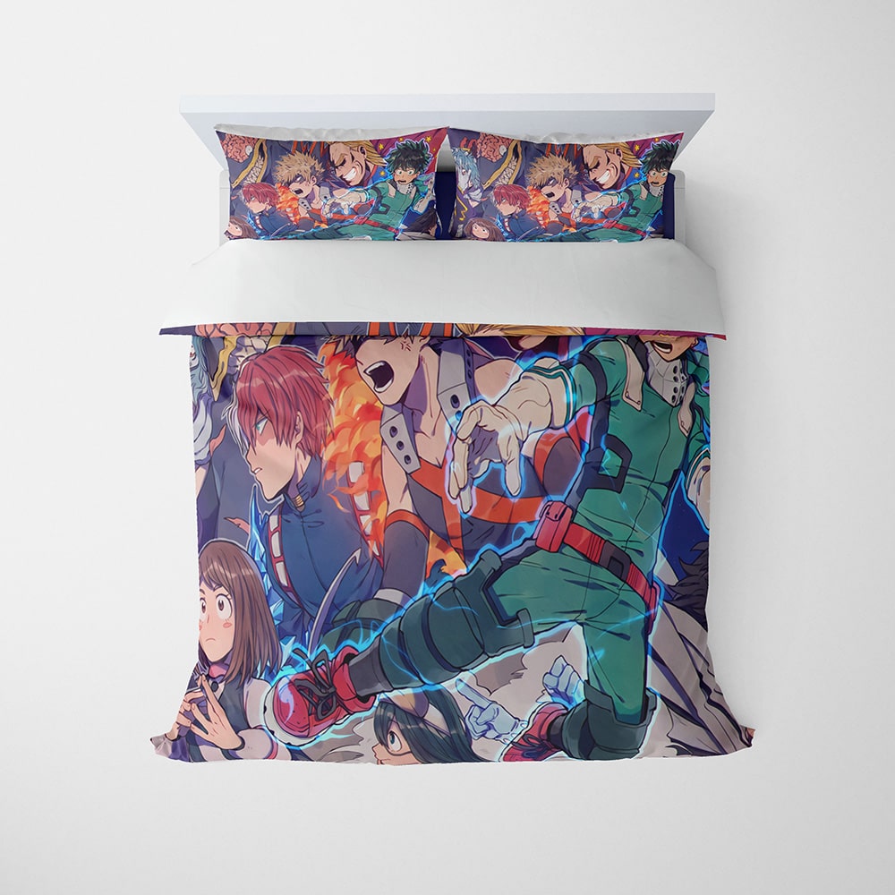 Boku No Hero Cast Brushed Comforter Bedding