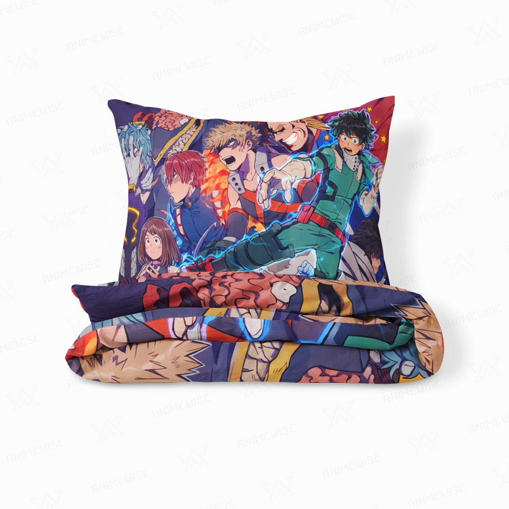 Boku No Hero Cast Brushed Duvet Cover set Bedding