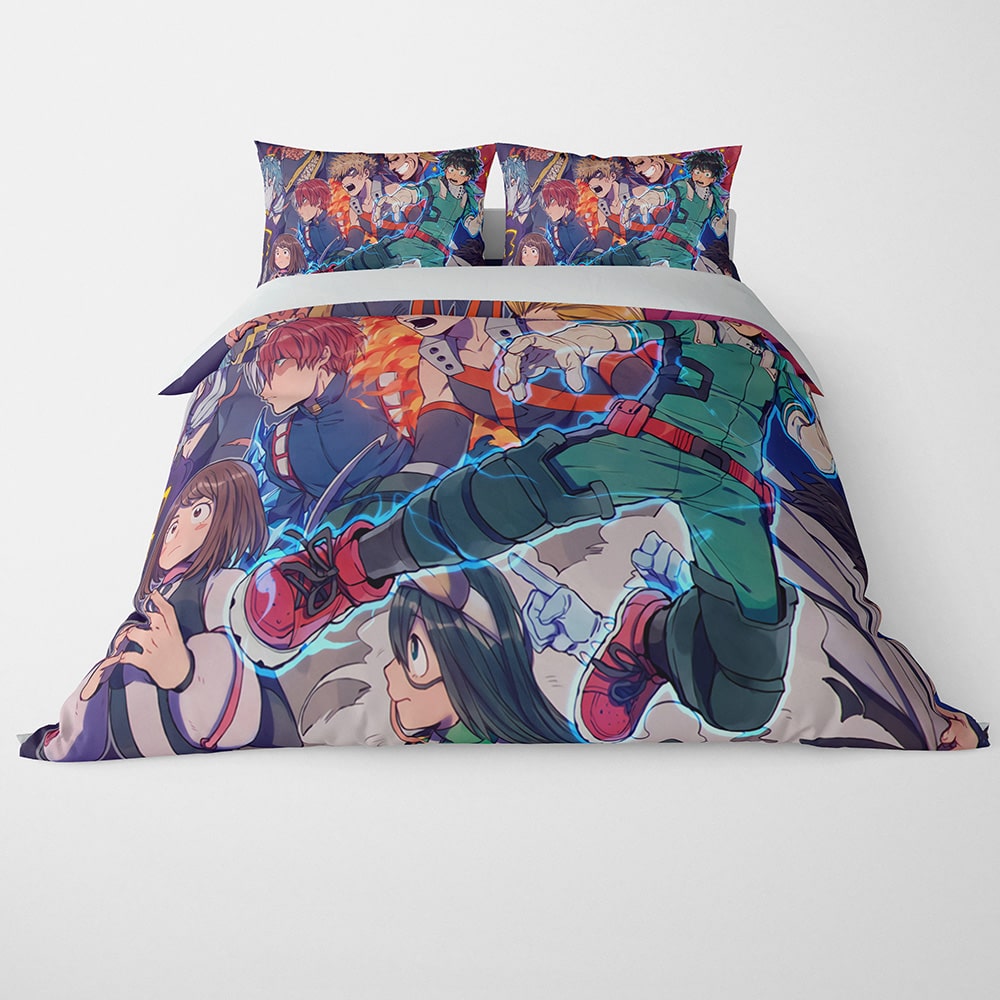 Boku No Hero Cast Brushed Duvet Cover set Bedding