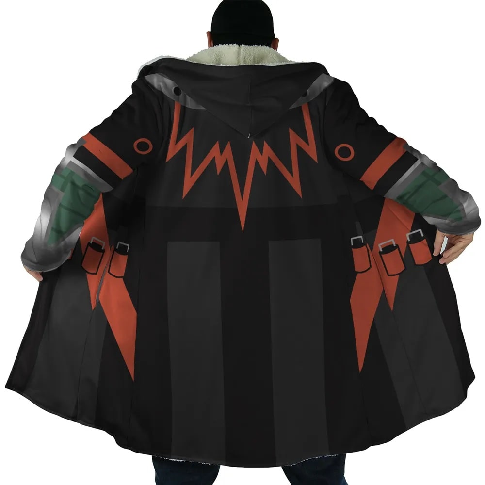 Bakugou Dynamite Kacchan Hooded Cloak Coat