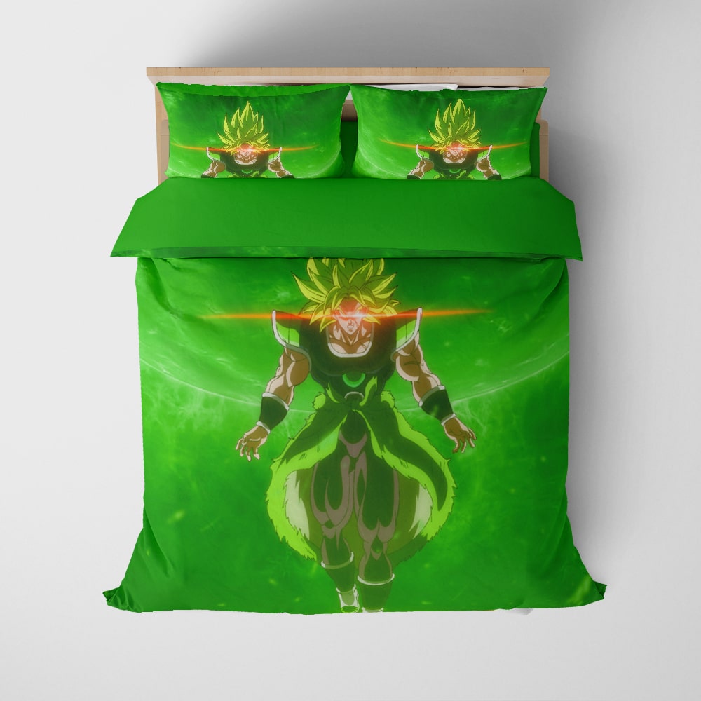 Green Saiyan Universe Blend Comforter Set Bedding