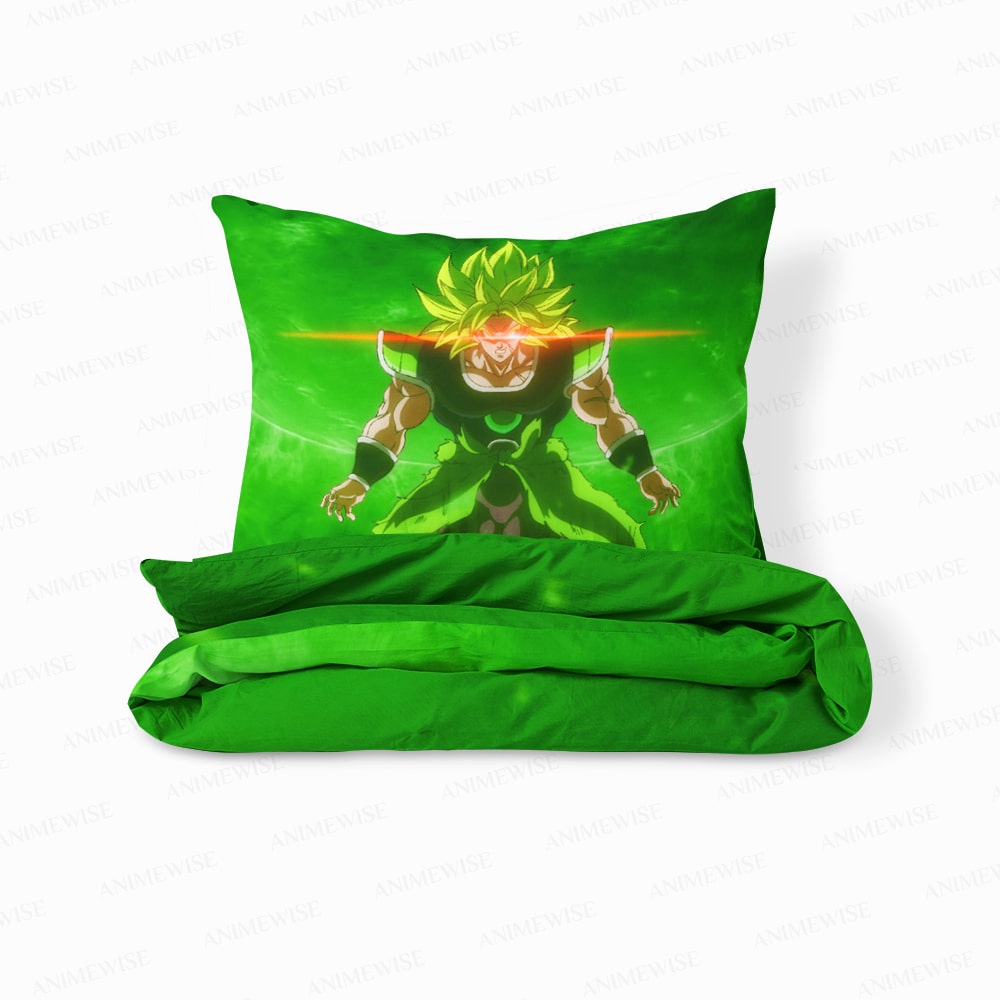 Green Saiyan Universe Blend Duvet Cover Set Bedding