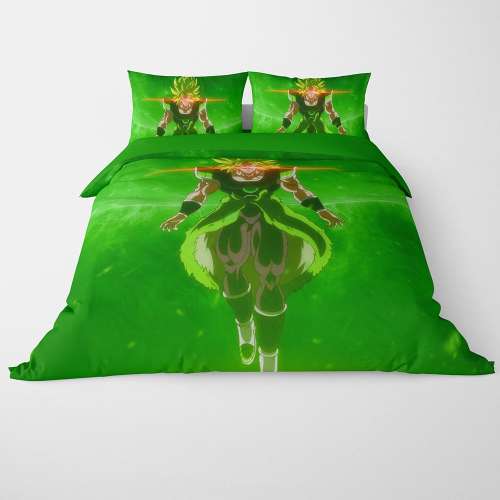 Green Saiyan Universe Blend Duvet Cover Set Bedding