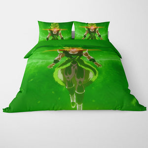 Green Saiyan Universe Blend Duvet Cover Set Bedding