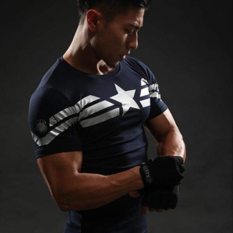 Captain America Tee: 3D Printed Modern Captain America T-Shirts - Anime Wise