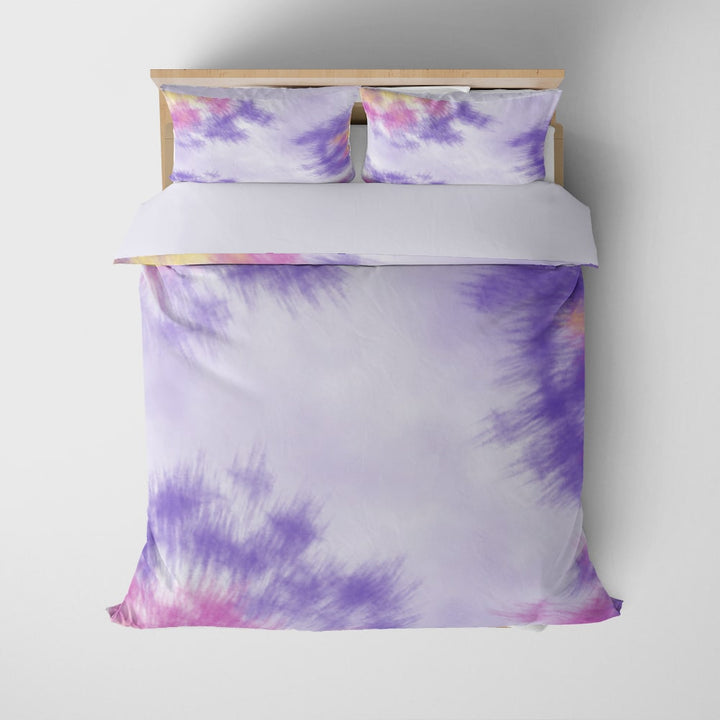 Comforter Set - Gum Gum Purpled Tie-Dye Fusion