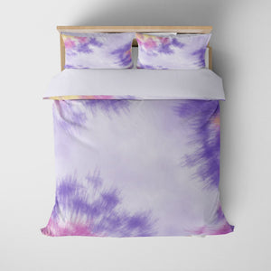 Comforter Set - Gum Gum Purpled Tie-Dye Fusion