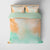 Comforter Set - Tie-Dye Peach Green  All Over Brushed