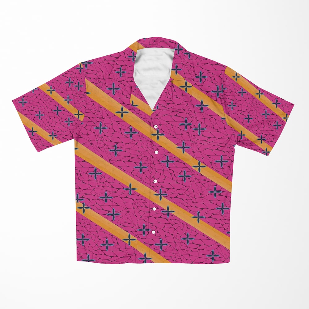 Oiran Blood Demon Art Pattern Hawaiian Shirt