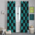 Demon Slaying Corp Classic Boxy Check Pattern Blackout Window Curtains