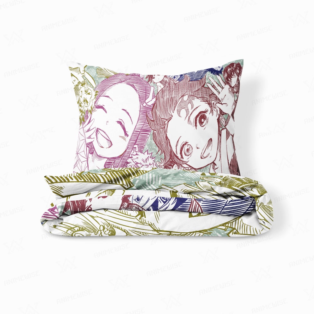Demon Corp Sketch Anime Bedding