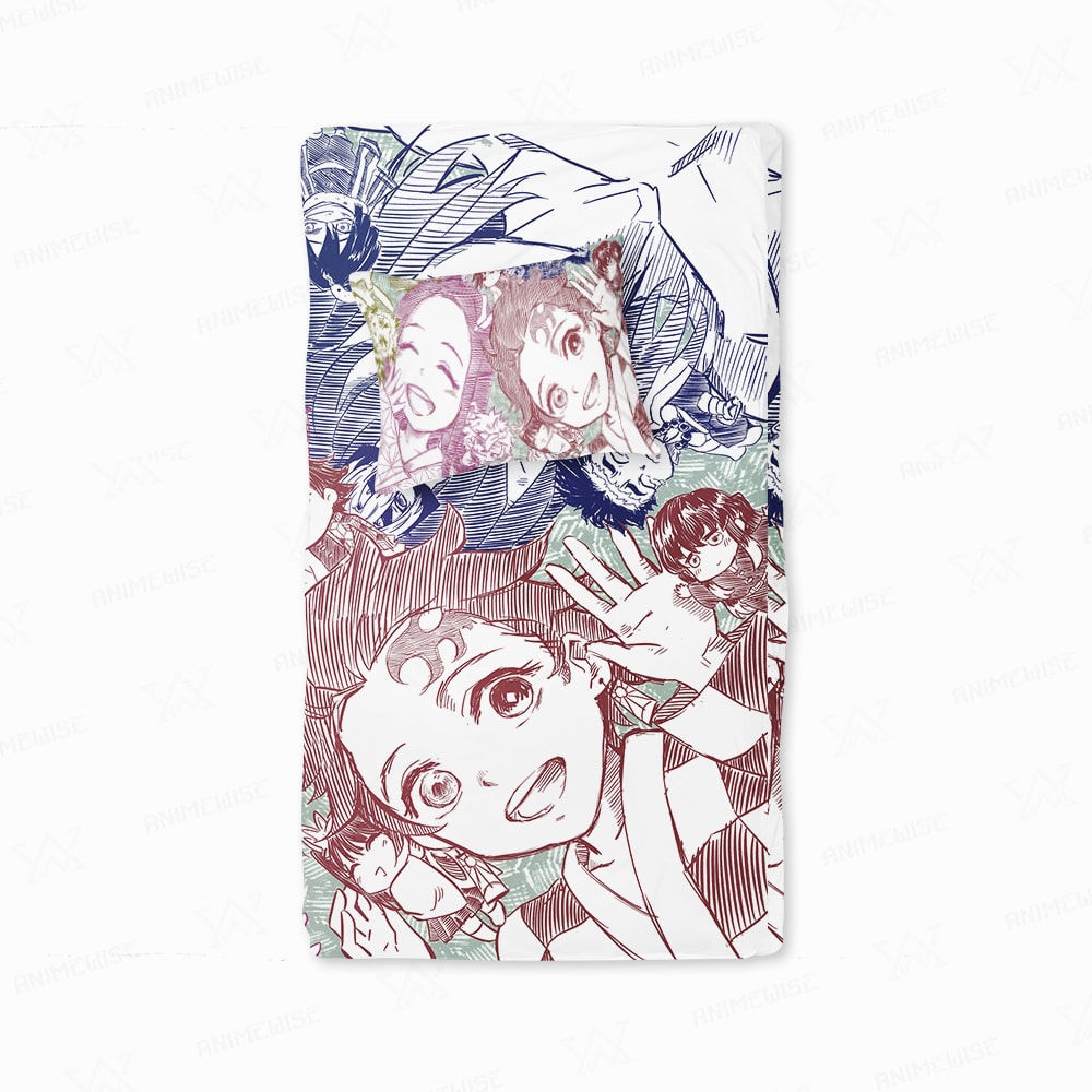 Demon Corp Sketch Duvet Cover Set Bedding