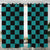 Demon Slaying Corp Classic Boxy Check Pattern Blackout Window Curtains