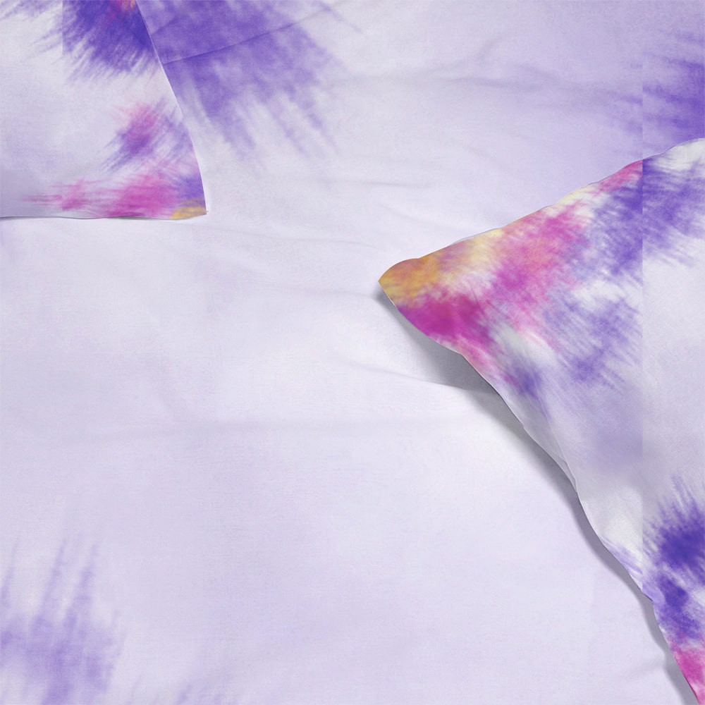 Comforter Set - Gum Gum Purpled Tie-Dye Fusion