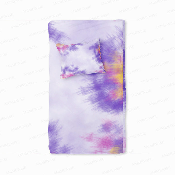 Duvet Cover Set - Gum Purpule Tie-Dye Fusion Bedding